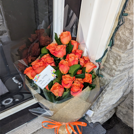 Orange Rose Bouquet