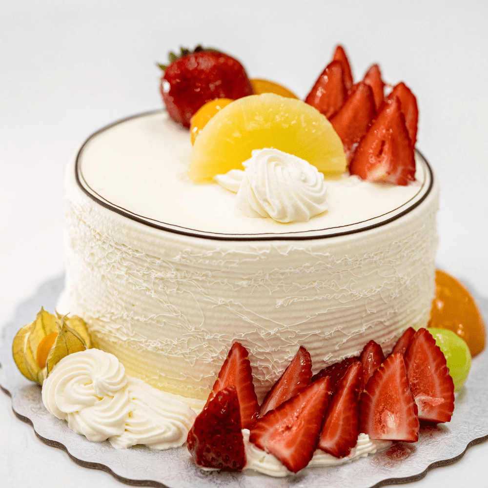 Fresh Fruit Chiffon Cake