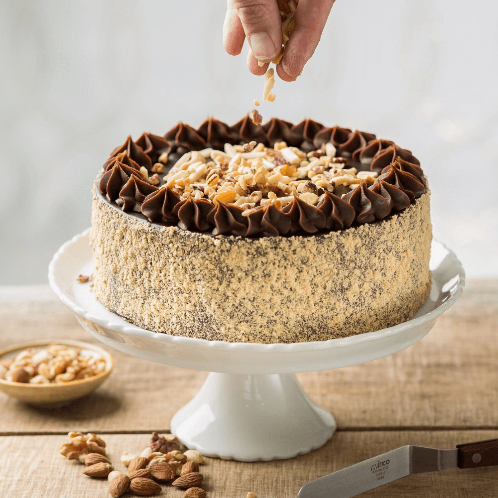 Nutty Chocolate Crunch Cake