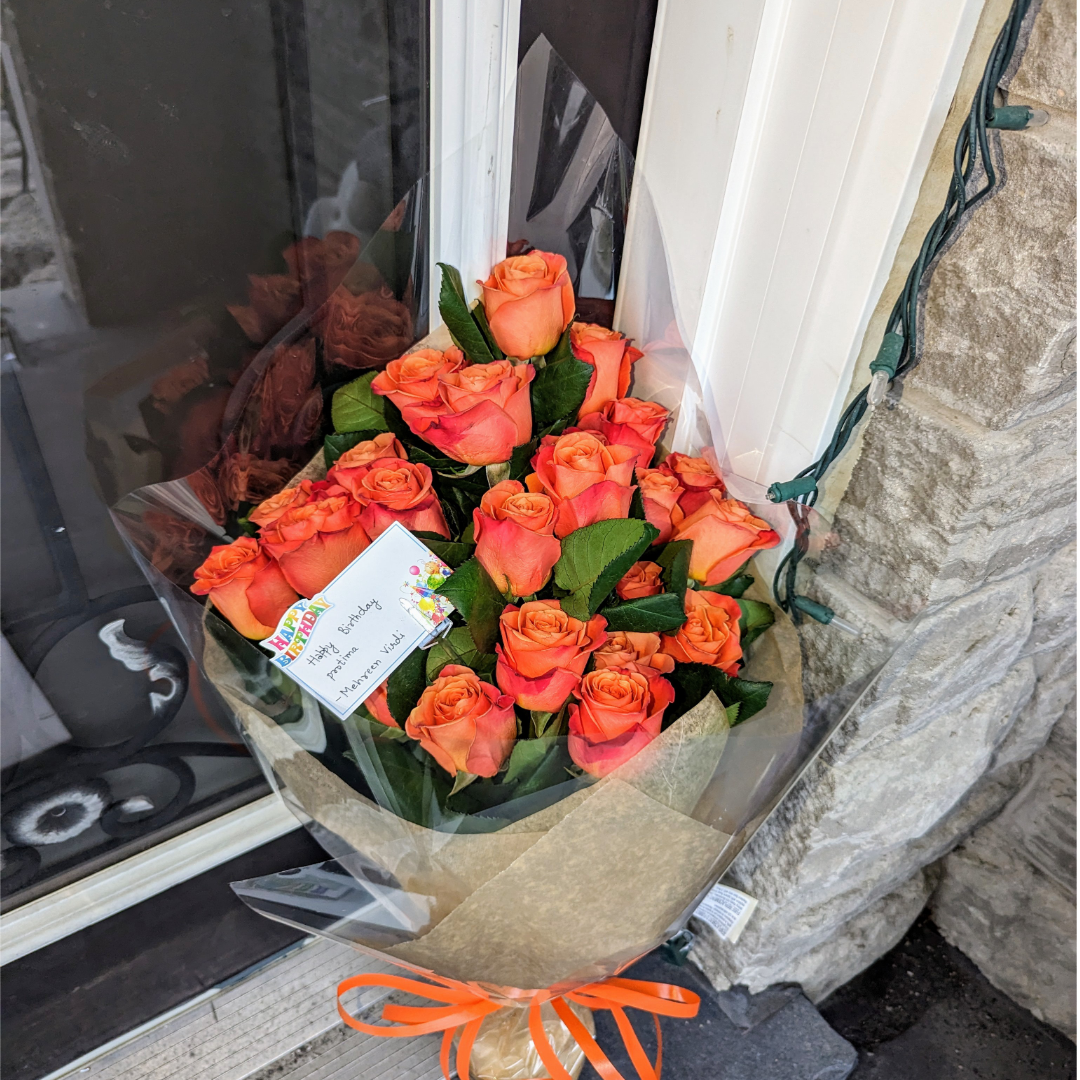 Orange Rose Bouquet