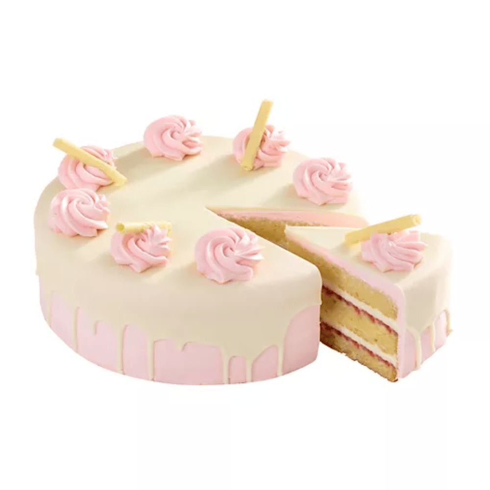 White Chocolate Raspberry Cake